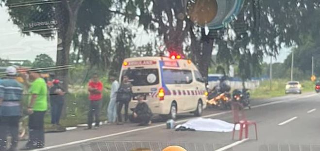 Penunggang motosikal maut dalam nahas, ratusan peket dadah ditemukan