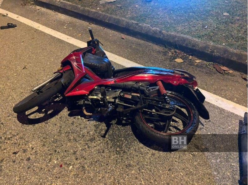 Pelajar Tingkatan Tiga maut, 2 rakan cedera motosikal bergesel sesama sendiri