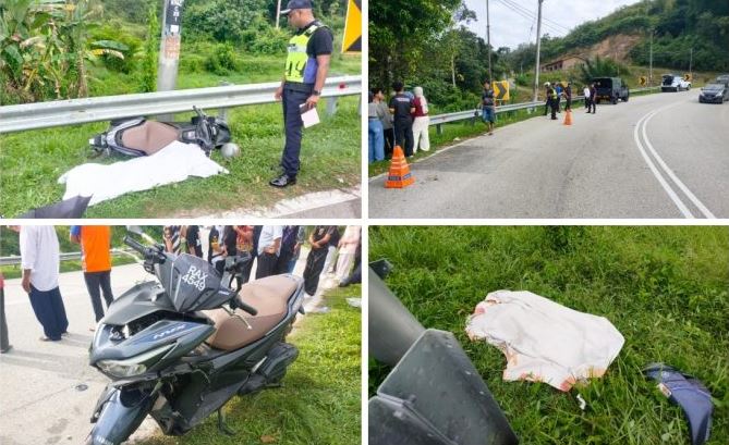 Dua pelajar UiTM Rembau maut motosikal dinaiki terbabas