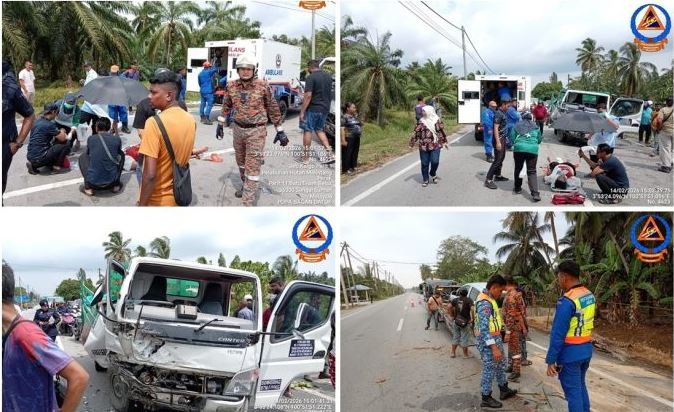 Kanak-kanak maut, tujuh cedera kemalangan di Bagan Datuk