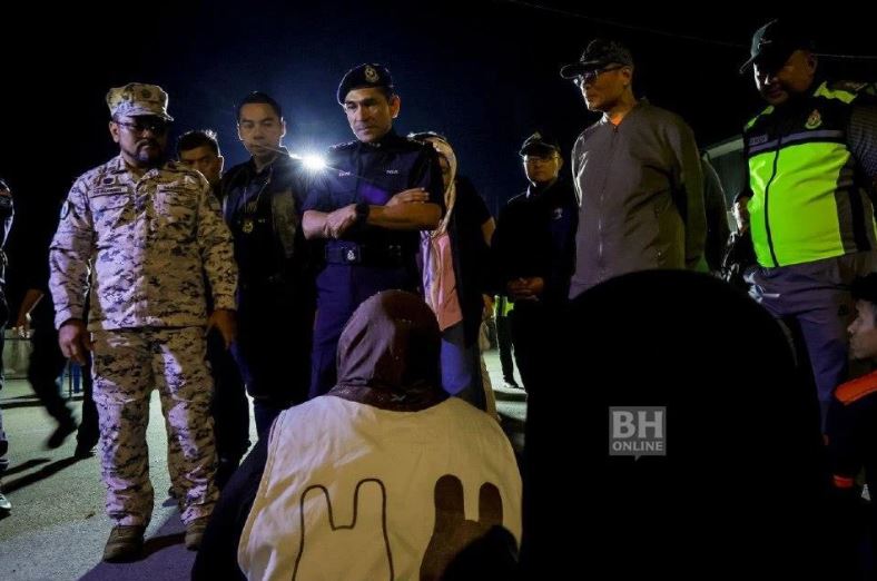 Operasi laut-darat Sabak Bernam bongkar pergerakan PATI, 107 ditahan