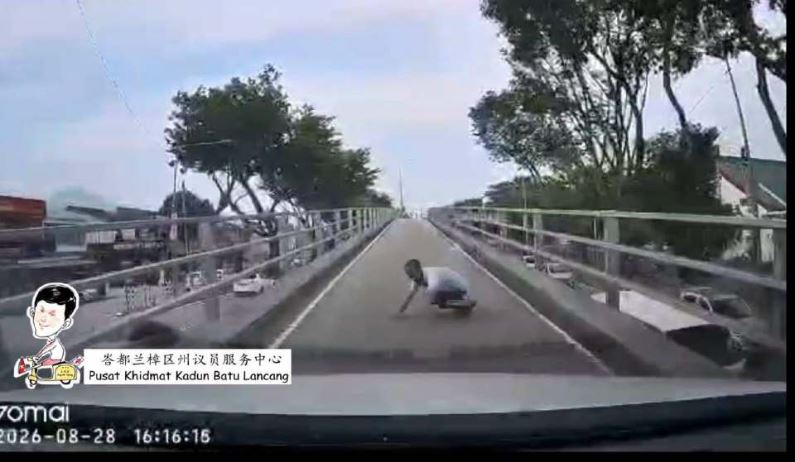 Pemandu diminta waspada lelaki sengaja lompat ke jalan untuk minta pampasan konon dilanggar