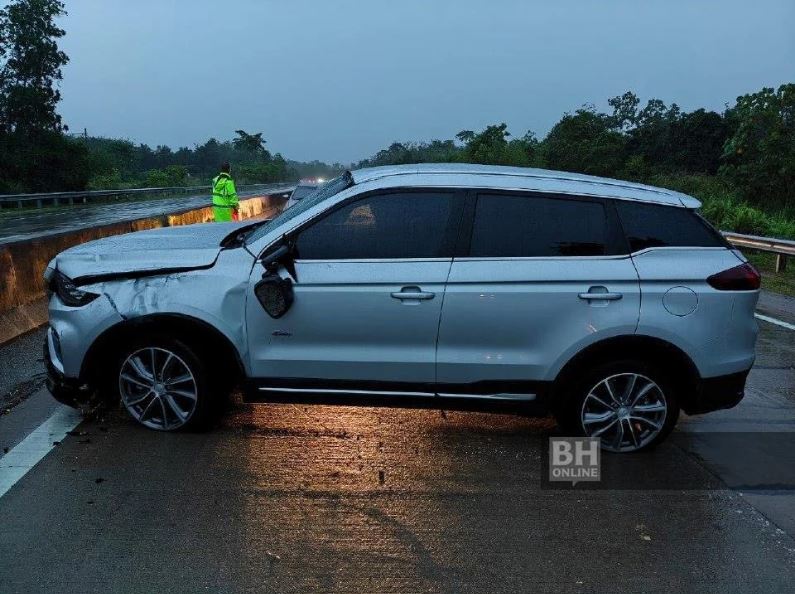 Ahli Parlimen Rantau Panjang cedera, SUV terbabas